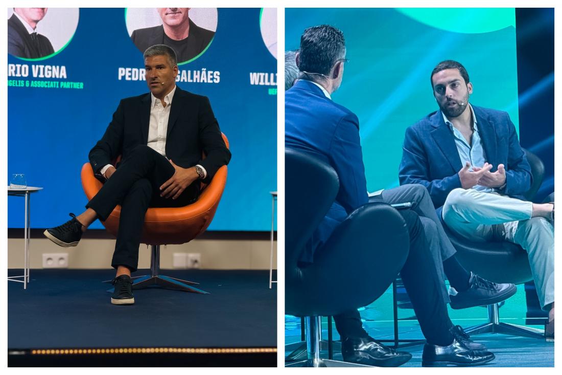 Pedro Magalhães e Vasco Botelho da Costa no Football Summit 