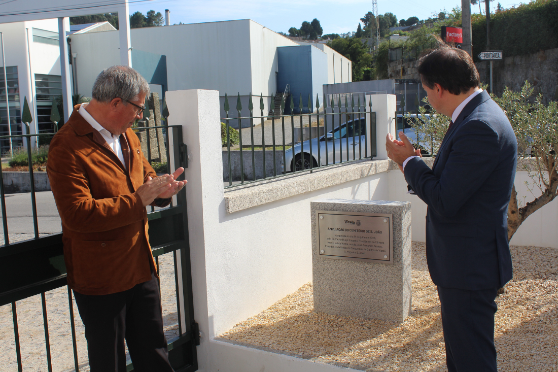 CMV inaugurou ampliação no Cemitério de S. João  esta terça 
