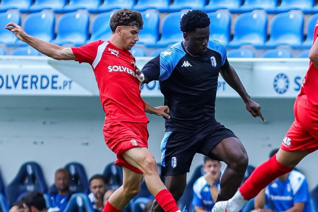 FC Vizela derrotado pelo Braga B em jogo de preparação 