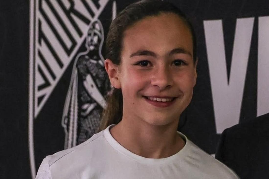 Kika Freitas campeã Distrital pelas Sub-13 do Vitória SC 