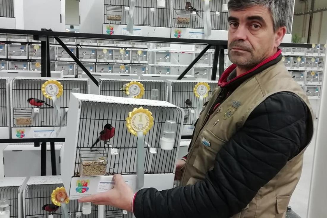 Paulo Freitas voltou ao Mundial na Bélgica com três aves