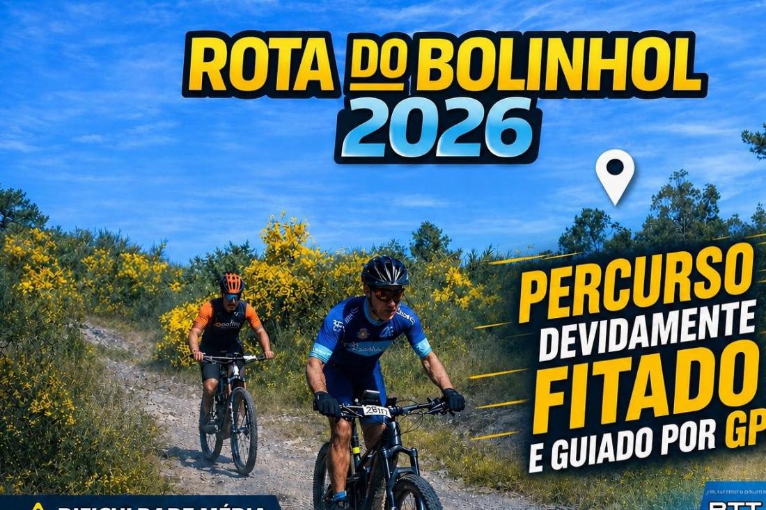 Domingo animado pelo Passeio da Rota do Bolinhol em BTT 