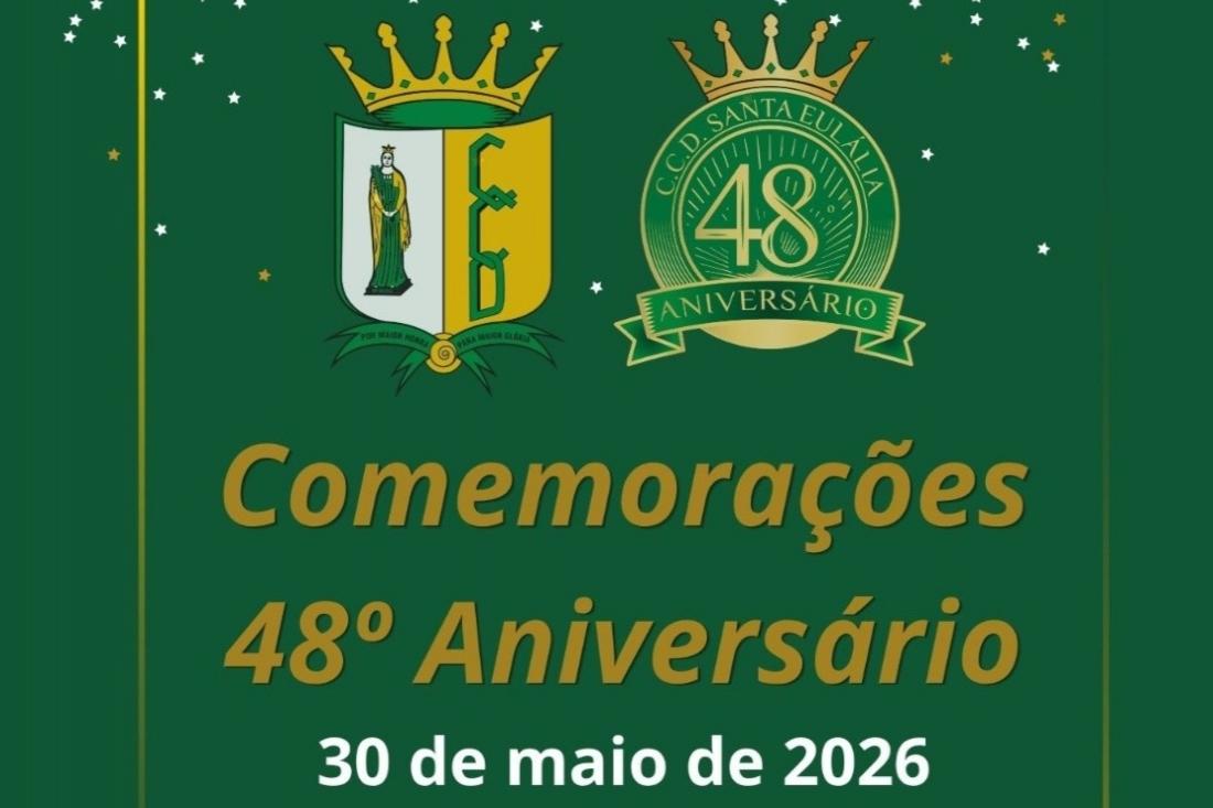 CCD Santa Eulália festeja aniversário na tarde deste sábado 