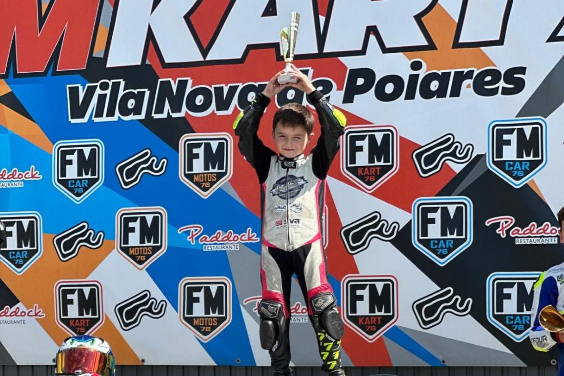 Kevin Leite com mais um primeiro no Nacional Mini Velocidade