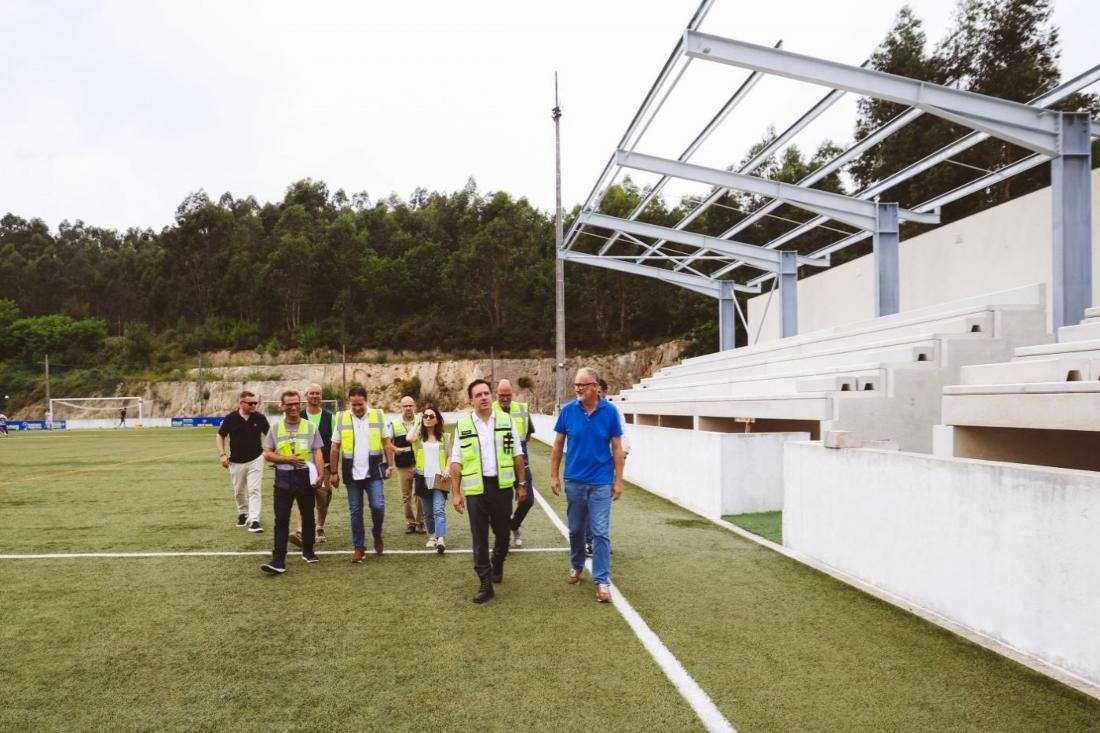 Presidente da Câmara visitou as obras no CCR de Infias 