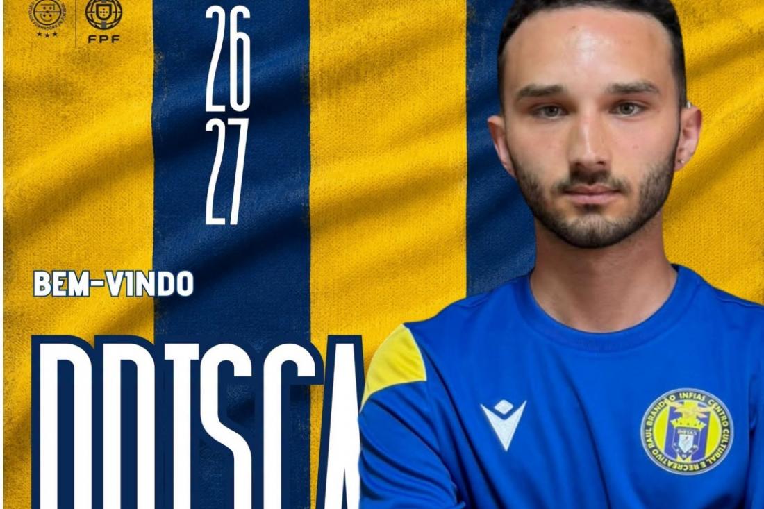 CCR de Infias anunciou Diogo Prisca como segundo reforço 