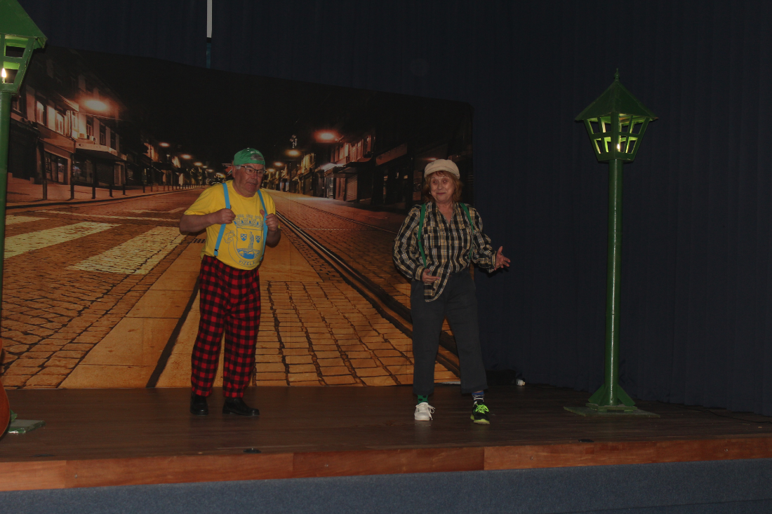 Auditório cheio na Noite de Teatro da Família Peixoto