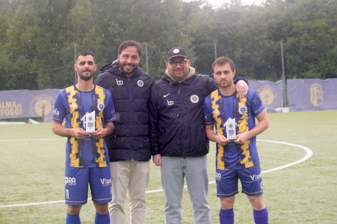 Santo Adrião homenageou jogadores com 100 jogos no clube 