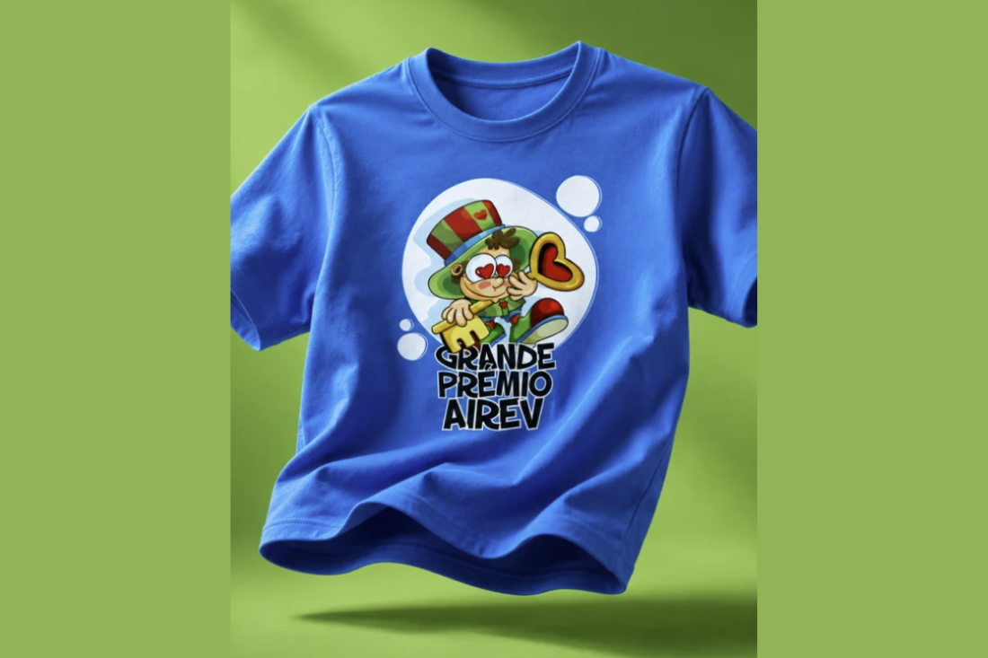 T-shirt do Grande Prémio AIREV 2026 já está em pré-venda