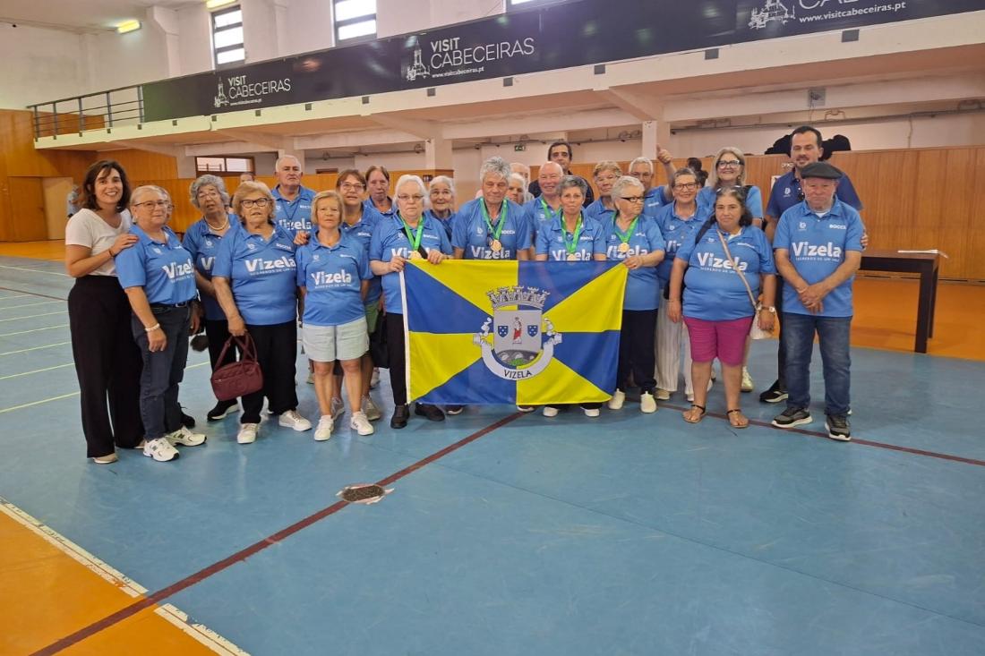 Equipa de Vizela em 2º lugar na 3ª Prova Liga Boccia Sénior 